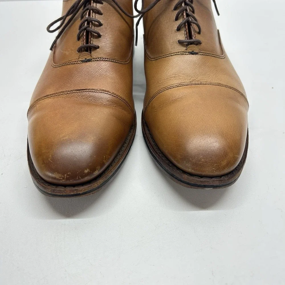 Allen Edmonds Port Washington Bond Street Dress Shoe Oxford Men's 9.5D Walnut